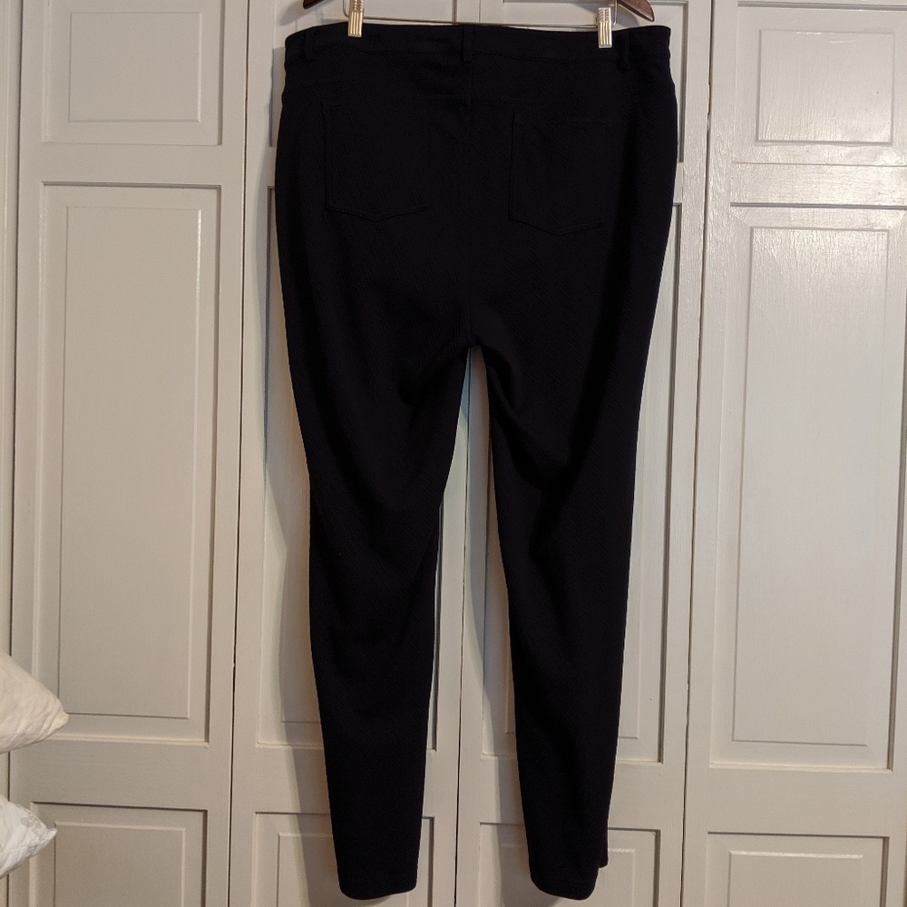 Doncaster Black Chevron Pattern Pants - image 2